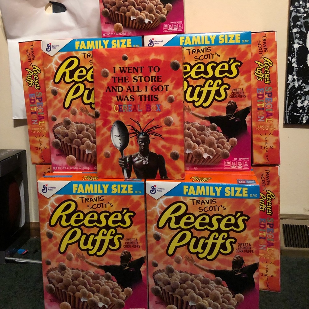 Travis Scott Limited Edition Reeses Puffs